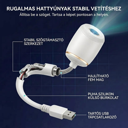 HAJUEI® 5D intelligens csillagprojektor – Varázsold otthonodat lenyűgöző univerzummá ✨🌌