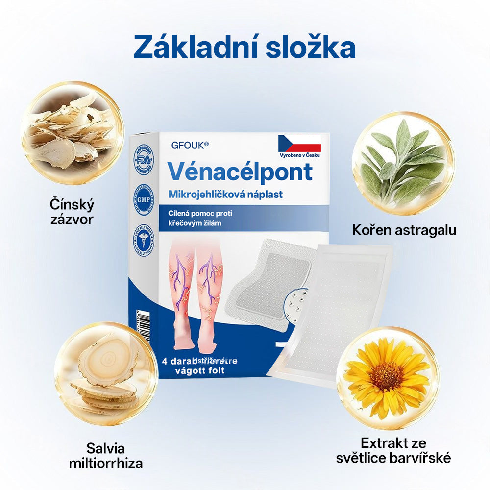 GFOUK® VeinTarget Microneedle Patch |⚡ Okamžitá úleva, dlouhodobé výsledky