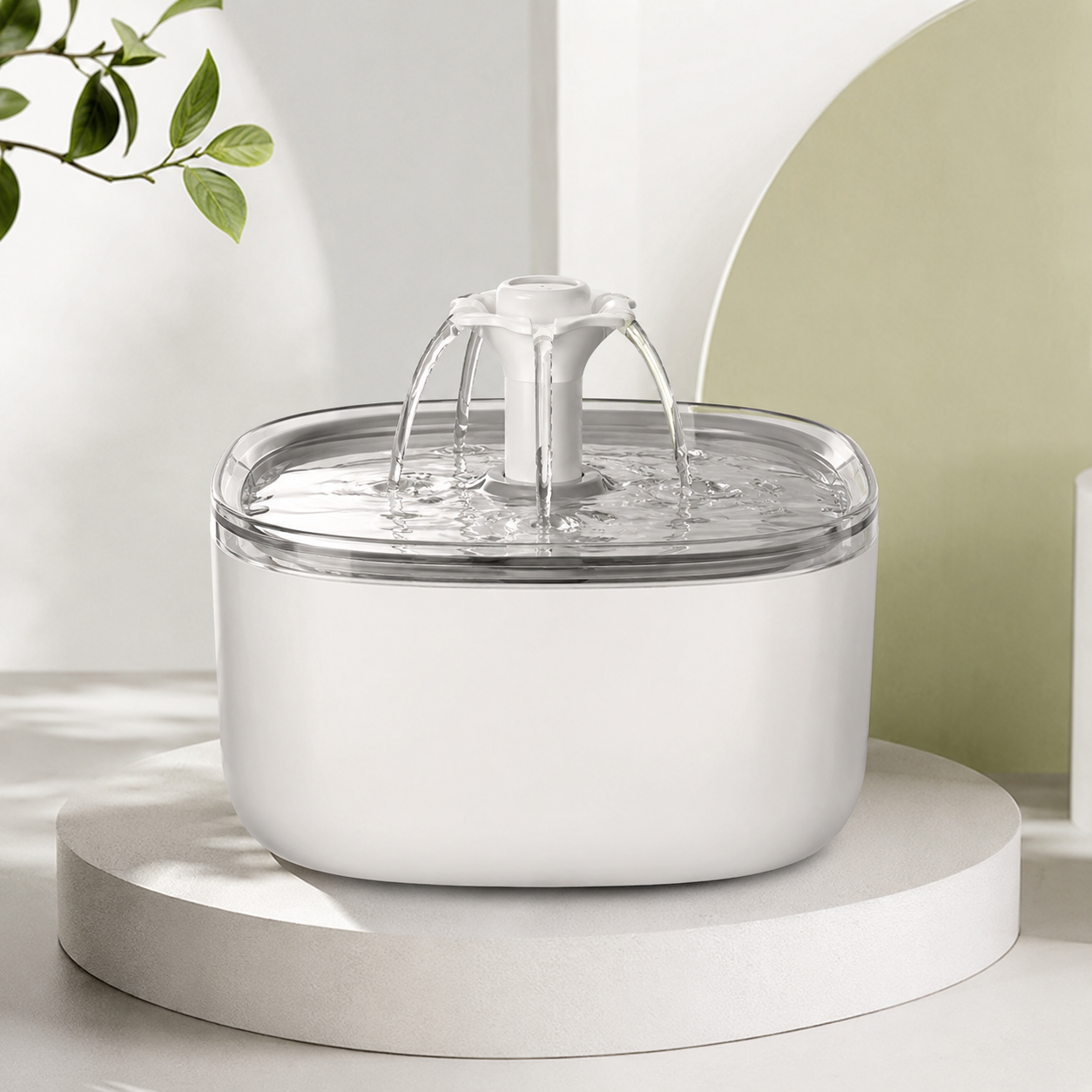 Flowing Pet Water Fountain for Cats & Dogs