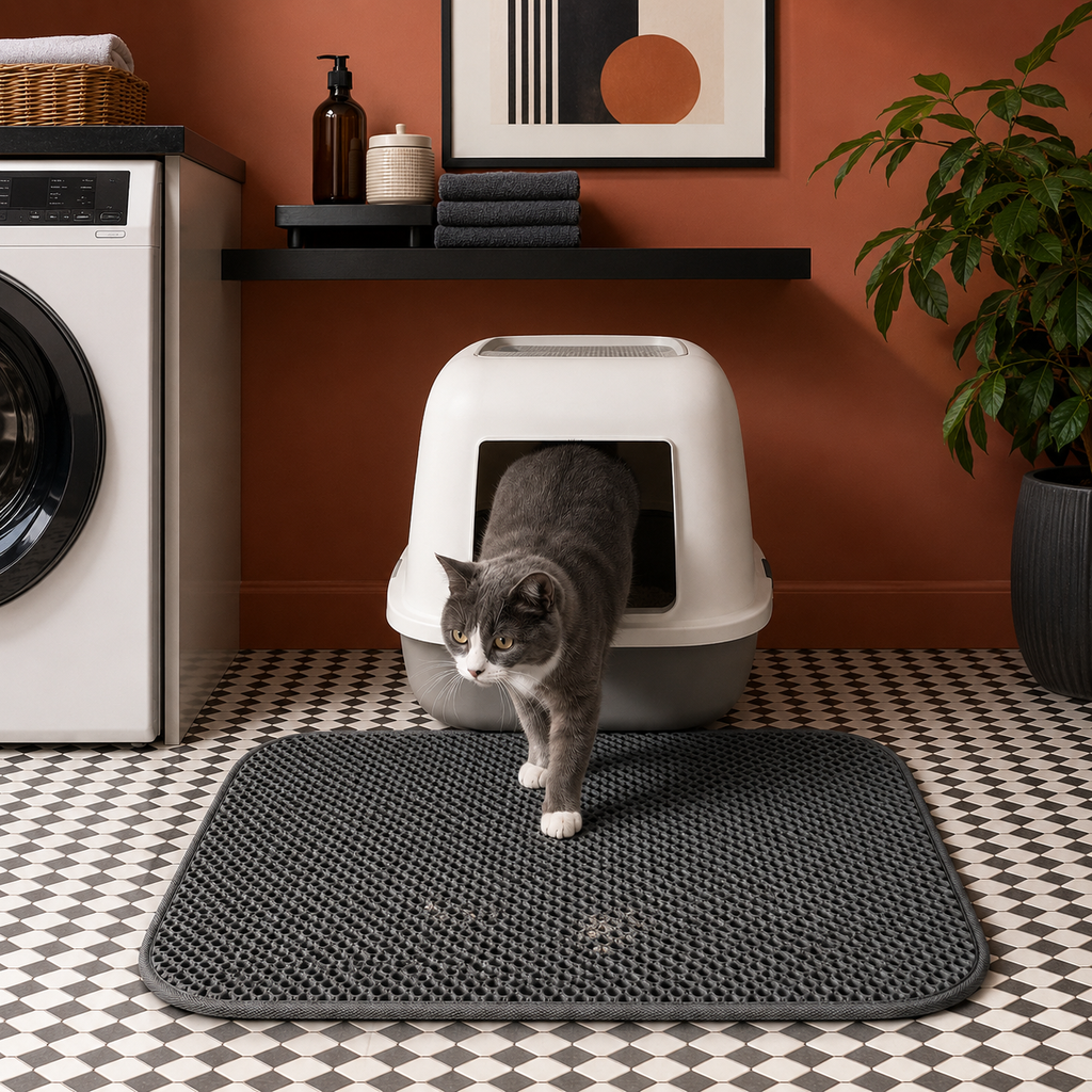 Double-Layer Cat Litter Trapping Mat