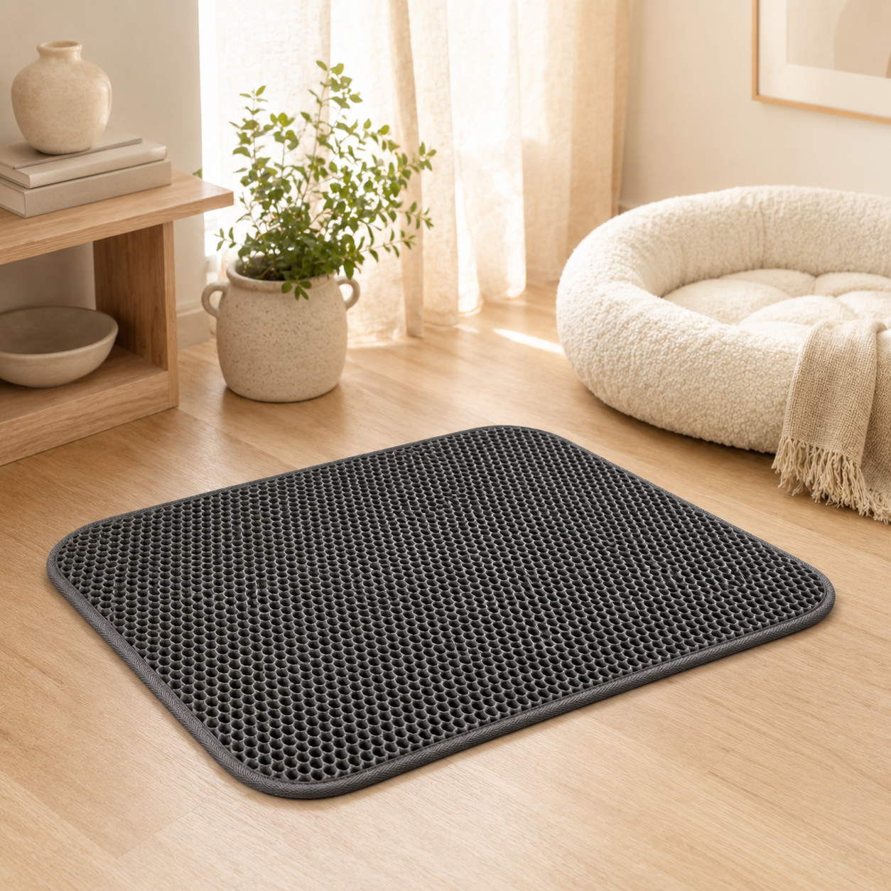 Double-Layer Cat Litter Trapping Mat