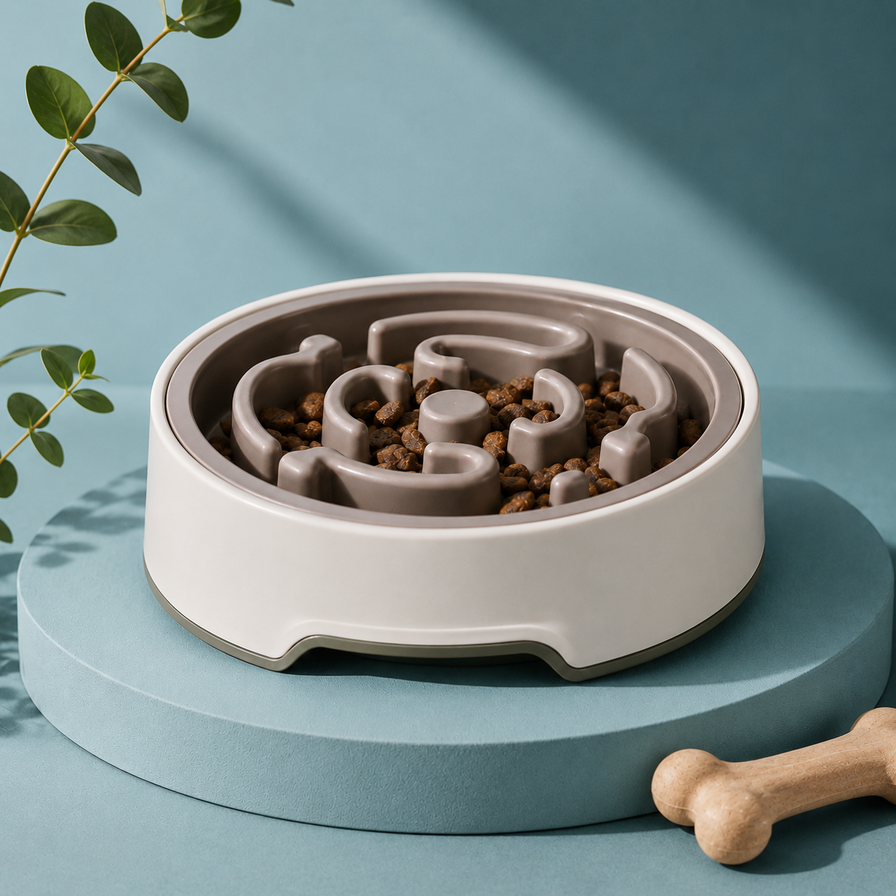 Slow Feeder Pet Bowl for Dogs & Cats