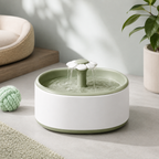 Flower-Style Pet Water Fountain for Cats & Dogs