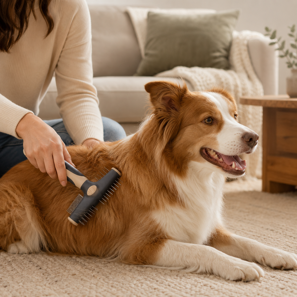 Dual-Sided Pet Grooming Comb