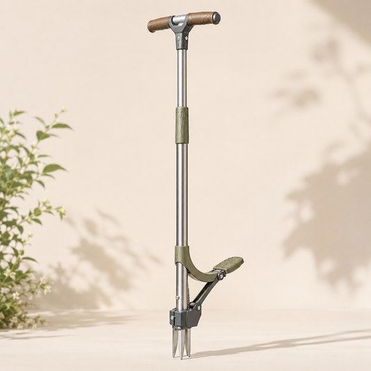 Stand-Up Weed Puller & Garden Root Remover with Foot Pedal