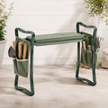 2-in-1 Padded Garden Kneeler & Seat with Side Tool Pouches