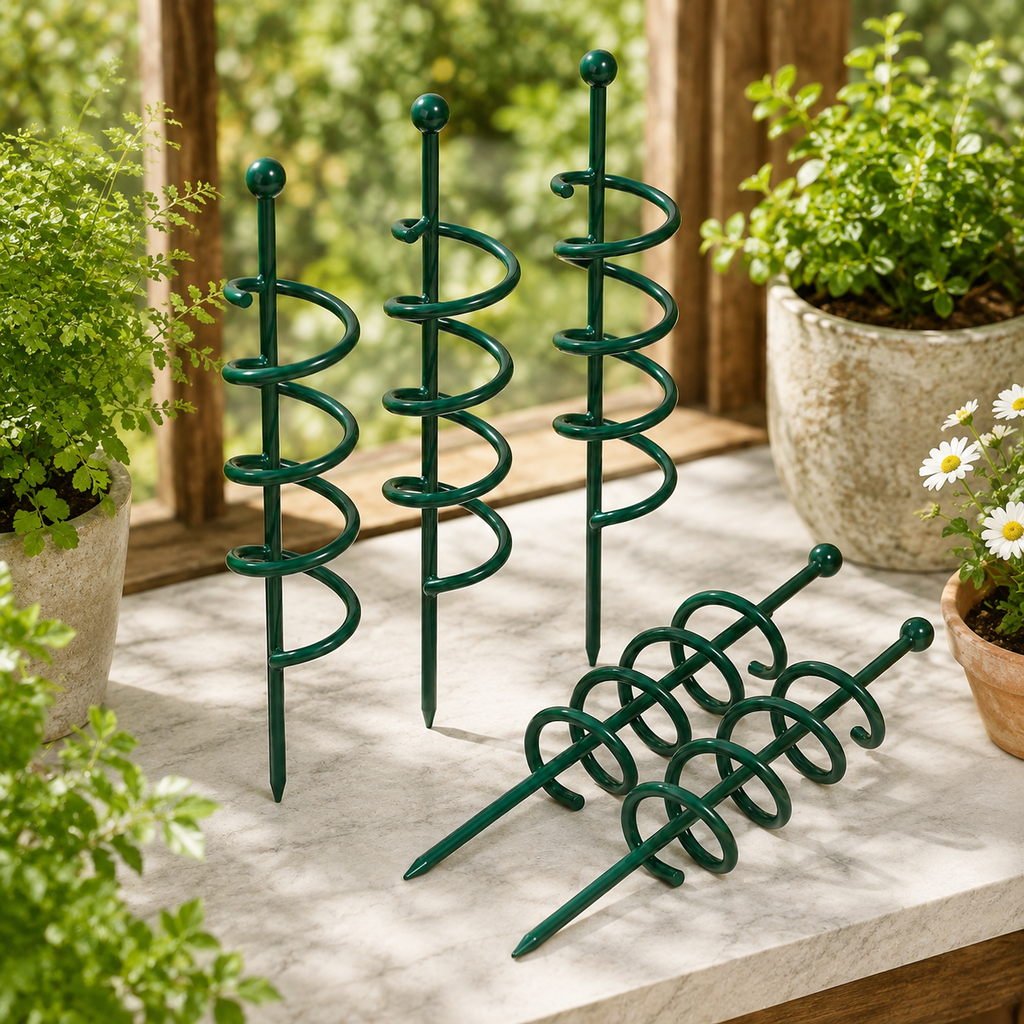 Spiral Plant Support Stakes for Tomatoes, Peppers & Climbing Plants