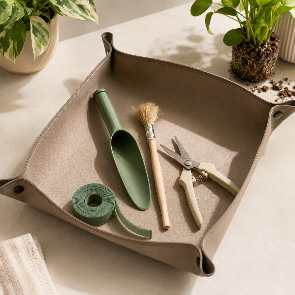 Waterproof Repotting Mat & Indoor Plant Care Tool Set