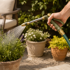 Adjustable High-Pressure Garden Hose Spray Wand with Comfort Grip