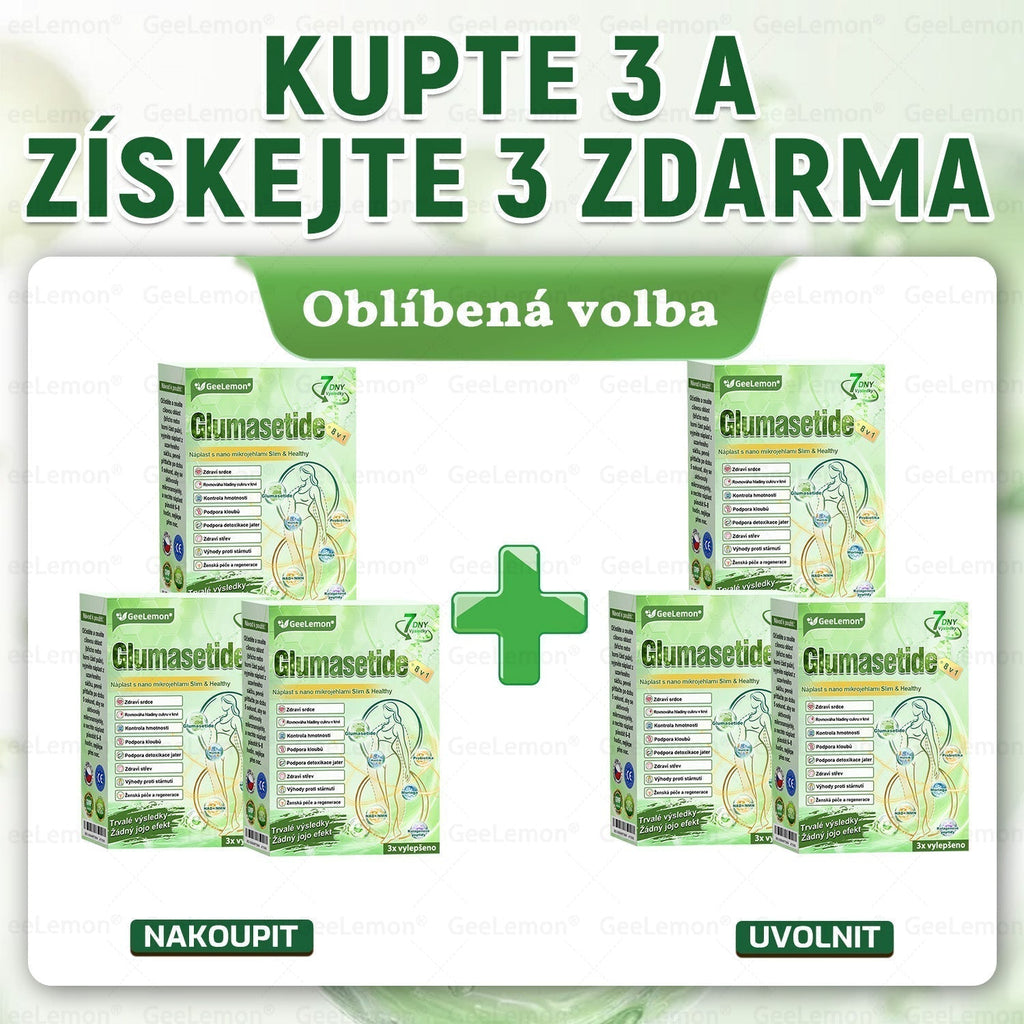 Oficiální český obchod | GeeLemon® 8v1 Nanomikrojehlicové náplasti na formování těla 🇨🇿 Pouze 1 použití denně ✅ Výsledky viditelné již za 7 dní – vhodné pro obezitu, kardiovaskulární zdraví, cukrovku a problémy s klouby